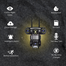 V380 New 3 Lens and 3 Screen SC28-G Black 5MP Security CCTV Wireless IP Security 4G Network PTZ Triple-Lens Camera image