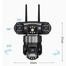 V380 New 3 Lens and 3 Screen SC28-G Black 5MP Security CCTV Wireless IP Security 4G Network PTZ Triple-Lens Camera image