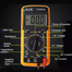 VC/DT 9205A Digital Multimeter Auto Power Off With Protective Case Data Hold Function High Precision Data Measurements AVO Meter image