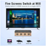 VENTION ACDG0 HDMI Switcher 5 In 1 Out Gold image