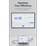 VENTION ACYHB USB-C Plus USB-A To HDMI Adapter 0.15M Gray Aluminum Alloy Type image