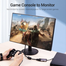 VENTION AFVHB HDMI To HDMI Plus VGA Converter 0.15M Gray Metal Type image