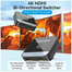 VENTION AKOB0 2-Port HDMI Bi-Direction 4K Switcher Black ABS Type image