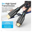 VENTION ALABAF Optical HDMI Male to Male HD Cable 80M Black Zinc Alloy Type image