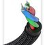 VENTION BAWBG Cotton Braided 3.5mm Male to Male Audio Cable 1.5M Black Aluminum Alloy Type image