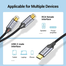 VENTION BGVHF USB-C Male to 2-Female RCA Cable 1M Gray Aluminum Alloy Type image