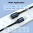 VENTION CBHBI USB 3.0 A Male to A Female Extension Cable 3M Black PVC Type image