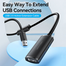 VENTION CBKBL USB 2.0 Type-A Male to Type-A Female Active Extension Cable 10M Black image