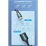 VENTION CCVBB USB 3.1(Gen 1) C Male To A Female OTG Cable 0.15M Black PVC Type image
