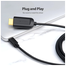 VENTION CGUBH Type-C To HDMI Cable 2M Black(PE Bag,For Online Retail) image