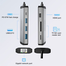 VENTION CNDHB Type-C To HDMI/USB3.0 3/RJ45/TF/SD/PD Converter 0.15M Gray Metal Type image