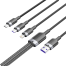 VENTION CTRBG USB 2.0 A Male to 3-in-1 6A 1.5M Cable image