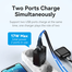 VENTION FBAB0-EU Two-Port USB 18/18W Wall Charger Black image