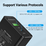 VENTION FBBB0-EU Two-Port USB 18/20W Wall Charger Blackj image