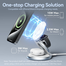 VENTION FGEI0 15W Wireless Charger Stand with MagSafe Silver image