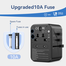 VENTION FJFB0 4-Port 65W GaN Universal Travel Adapter - Black image