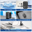 VENTION FJFB0 4-Port 65W GaN Universal Travel Adapter - Black image
