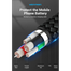 VENTION H16BF Cotton Braided USB 2.0 1M Cable Black image
