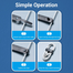 VENTION KABB0 Cable Tie with Buckle Black Size: (150*20) image