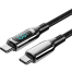 VENTION TAYBAV Cotton Braided USB 1.2M Cable Black image