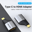 VENTION TCAH0 Type-C To HDMI Adapter Gray Alloy Type image