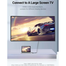 VENTION TFAHB Type-C To HDMI/VGA/USB3.0/PD Converter 0.15M Gray Metal Type image