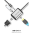 VENTION TFAHB Type-C To HDMI/VGA/USB3.0/PD Converter 0.15M Gray Metal Type image