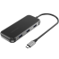 VENTION TFKHB USB-C To HDMI/VGA/USB 3.0x3/RJ45/PD Docking Station 0.15M Gray Mirrored Surface Type image
