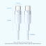 VENTION TRCSH USB 2.0 Type-C to Type-C 3A 2M Cable Blue image