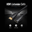 VENTION VAA-B06-B300 HDMI Extension Cable 3M Black image