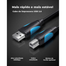 VENTION VAS-A16-B300 USB2.0 A Male to B Male Print Cable 3M Black image