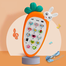 VGRASSP Radish Style Cute Rabbit Face Pretend Play Cell Phone Toy image