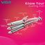 VGR V-563 Multi-Styler 4-in-1 Straightener, Curler, Crimper and Waver Salon Series for Women image