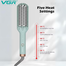 VGR V-592 Hair Straightener Hot Comb and Brush for Women image