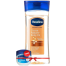 Vaseline Intensive Care Cocoa Radiant Body Oil 200ml UK With Free Vaseline Original Skin Protecting Jelly Plus 5.5gm image