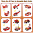 Vatos Stem Building Toys 572 Pcs City Fire Plane Blocks Set For 6 Year Old Boys 25-in-1 Engineering Building Bricks Fire Vehicle Blocks Kits Best Gift For Kids image