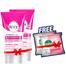 Veet Hair Removal Cream 25 gm Normal Skin X 2 (Free Dettol Soap Skincare 30gm X 2) image
