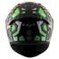 Vega Bolt Crown Men Black Neon Green Helmet image