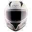 Vega Bolt Southpaw White Grey Left Hander Helmet image