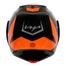Vega Crux Dx Checks Black Orange Helmet image