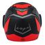 Vega Crux Dx Checks Dull Black Red Helmet image