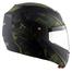 Vega Crux Dx Fighter Dull Black Battle Green Helmet image