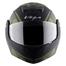 Vega Crux Dx Fighter Dull Black Battle Green Helmet image