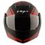 Vega Crux Dx Fighter Dull Black Red Helmet image