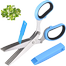 Vegetable Cutter 5 Blade Scissor (Any Color) image