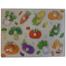 Vegetable Shapes and Names Wooden Puzzle Board For Kids (GTW-3013) image