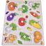 Vegetable Shapes and Names Wooden Puzzle Board For Kids (GTW-3013) image