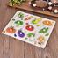 Vegetable Shapes and Names Wooden Puzzle Board For Kids (GTW-3013) image