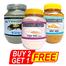 VesojE Agro Neem Powder-150 gm and Kacha Holud Powder- 100gm With Mosur Dal Powder-150gm (Buy 2 Get 1 FREE) image