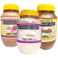 VesojE Agro Rose Petals Powder-100gm and Dalim Powder- 100gm With Mosur Dal Powder -150gm (Buy 2 Get 1 FREE) image